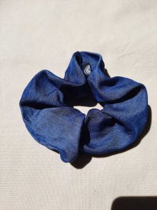 Blue Chaos Scrunchy