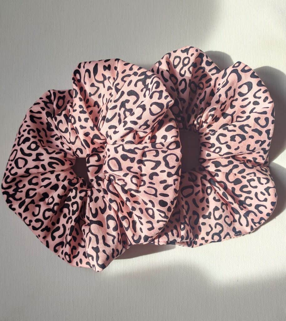 Pink Animal Scrunchy