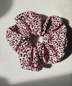 Pink Animal Scrunchy